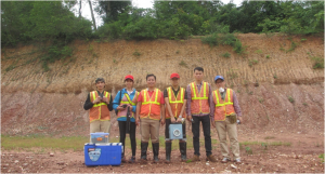 1.3 Environmental Sampling Team at the Kaysone Landfill